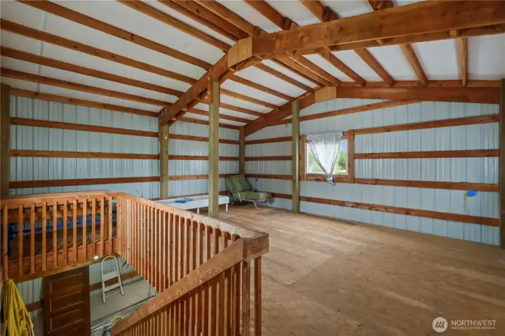 Loft above garage