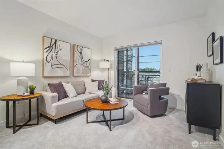 Freshly updated with brand new carpet and fresh paint, this unit is move-in ready!