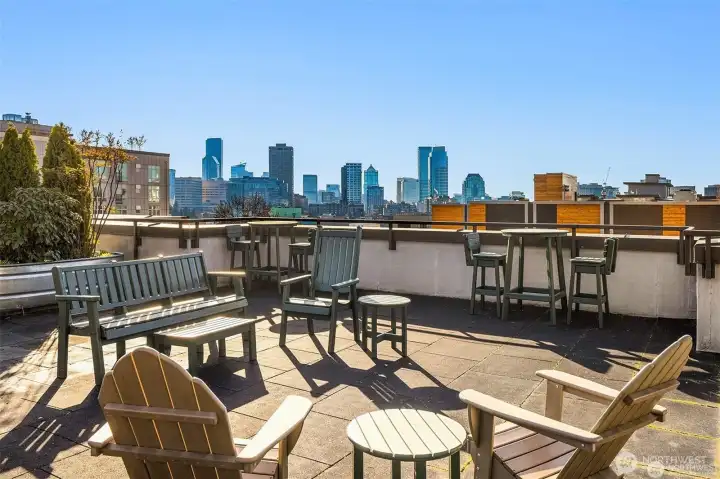 The Braeburn has some of the most impressive community amenities out there - starting with this fantastic rooftop view deck!