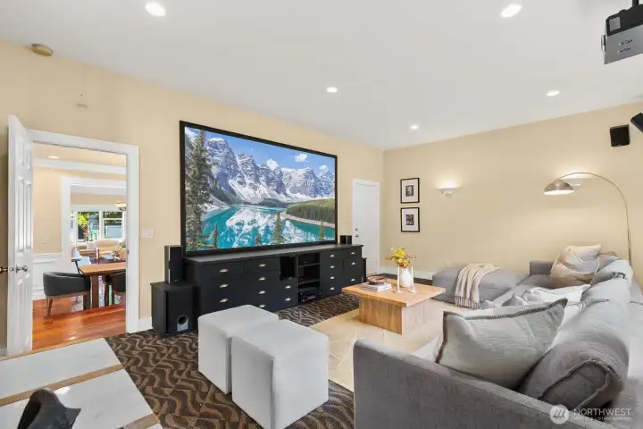 Main level primary (used as home theatre)