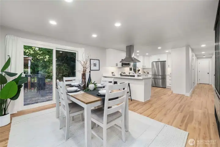 Laid out beautifully for hosing and entertaining,