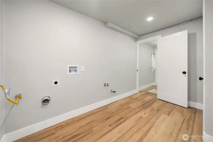 Laundry and utility room.