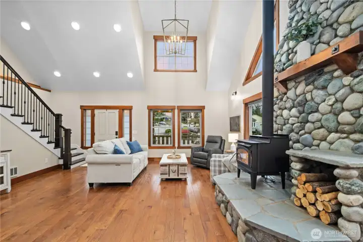 High-end designer finishes throughout- including luxury Hardwood flooring.