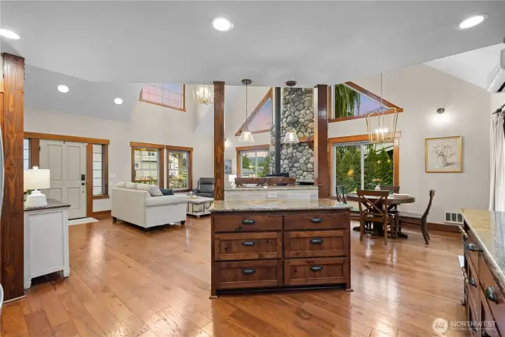 Island for eating space...