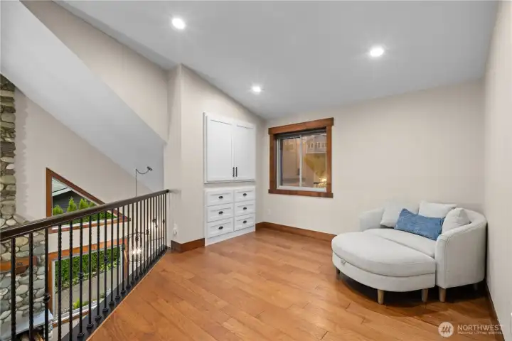 Upstairs loft space!