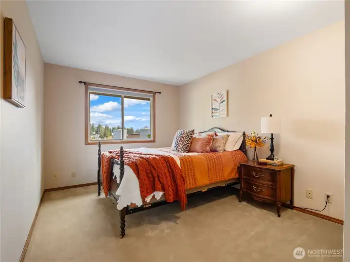 All the bedrooms are generously sized. This is bedroom w#1.