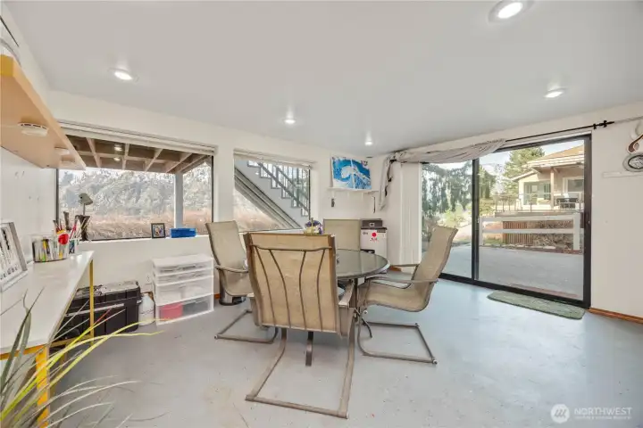 Lower Living Guest Suite Shop with great lake views