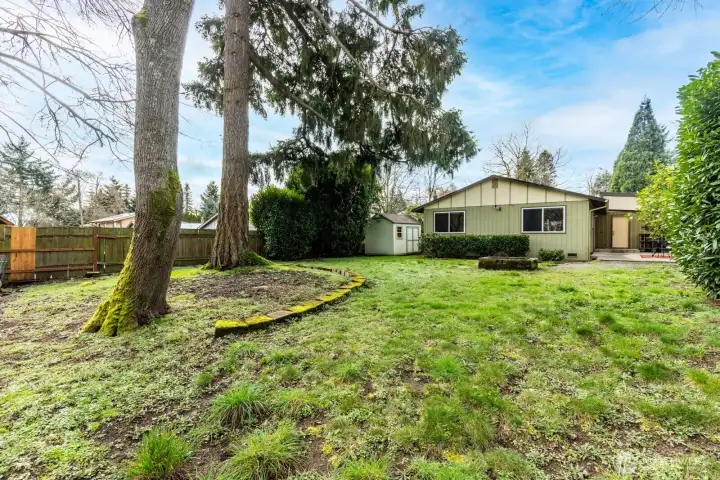 View of back house from back yard