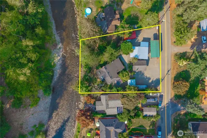 Generous 1/3 acre lot with endless possibilities. (Lot lines are approximate)