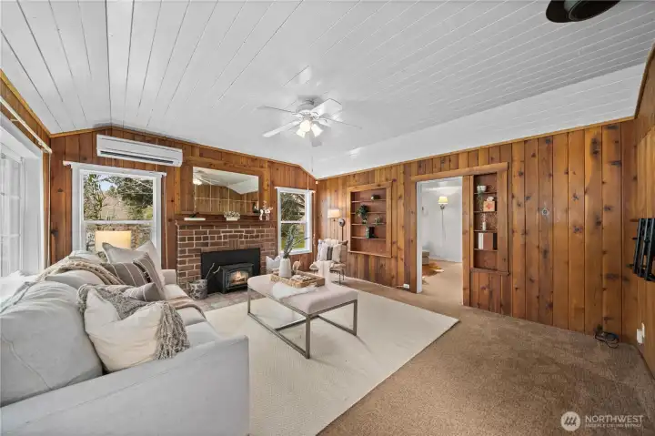 Spacious room perfect for hosting friends and family.