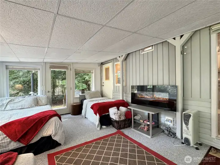 Another view of addition highlighting versatility for guests