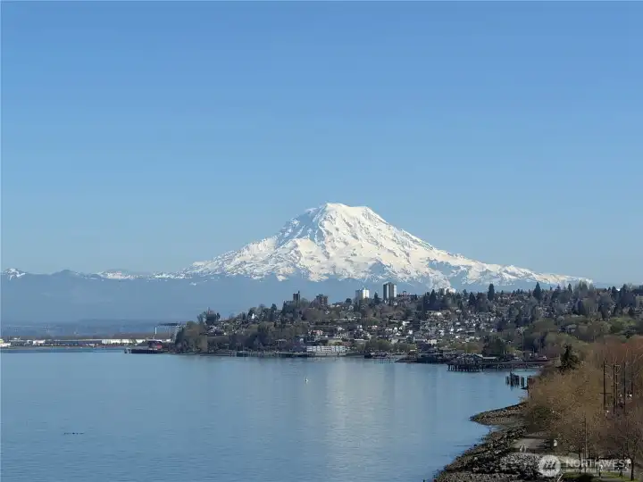 Sweeping Mount Rainier and Puget Sound views from your home