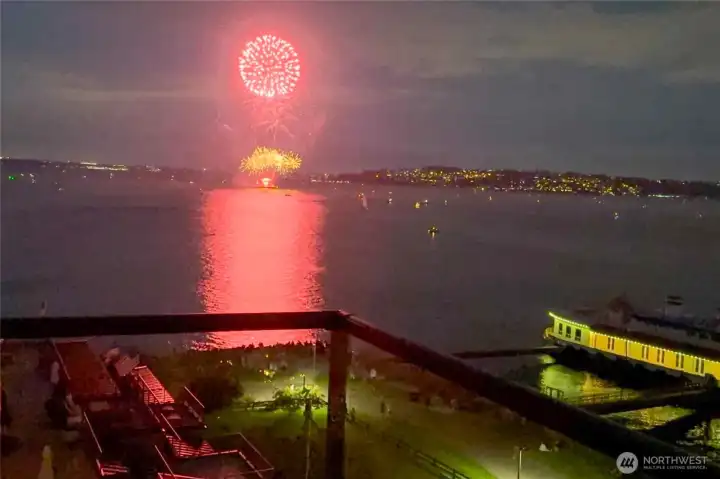 Front-row seats to Ruston’s July 4th fireworks from your own deck and living room