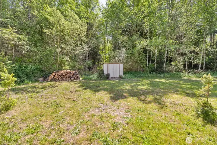 Shed and firewood!