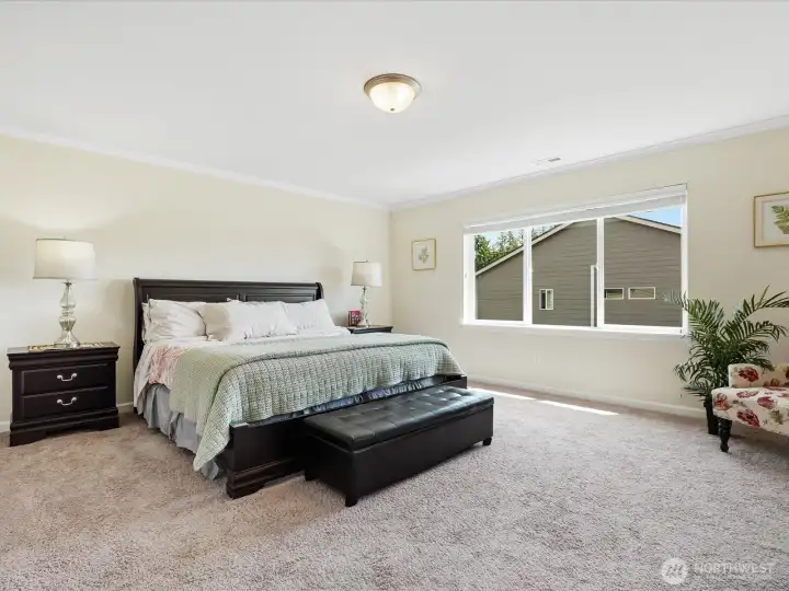 Large primary suite.