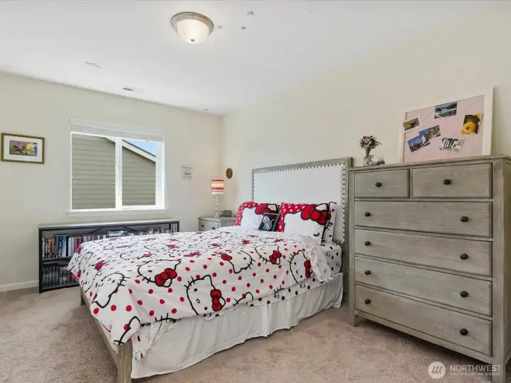 The custom built organizer in this closet, too.