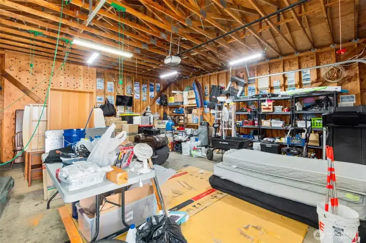 Garage side of shop