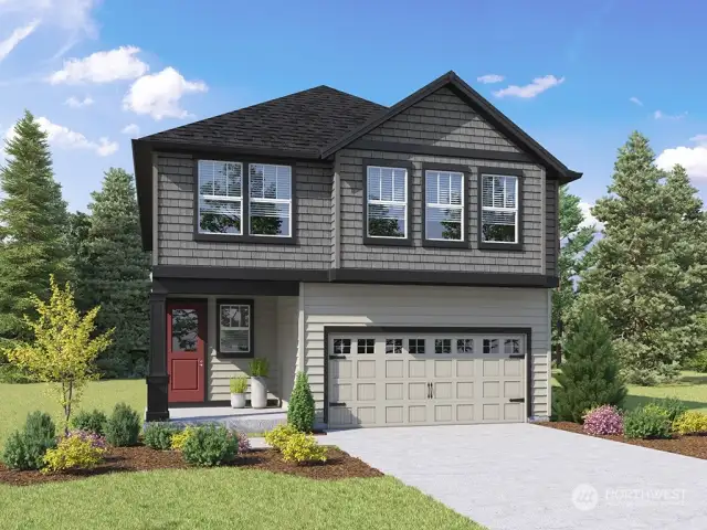 Welcome to highly anticipated New Cedar plan with 5 bed, Bonus Room, Loft, 3.5 Bath, 2 Car garage, 3,257SqFt Basement Home backs to Critical Protected Area. Colors and options may vary.