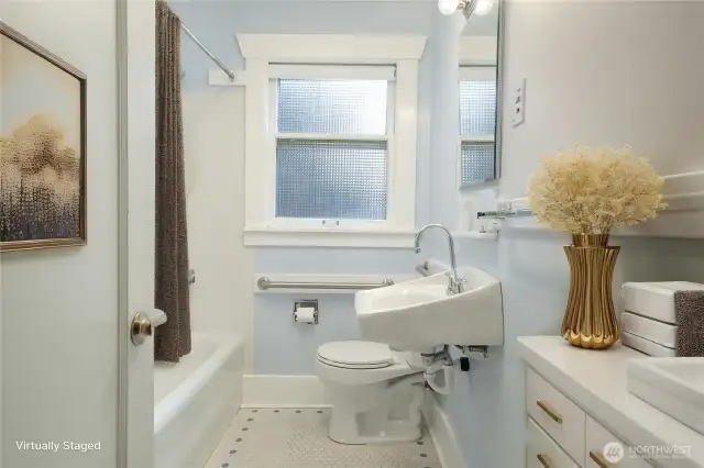 Full bathroom on main floor