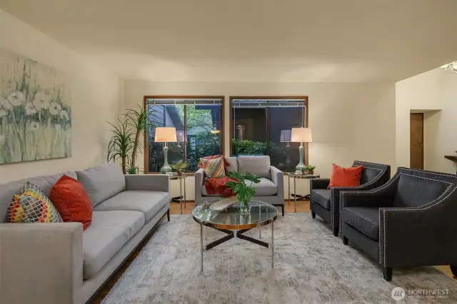 Another view of the main living room with ample room for plenty of guests.
