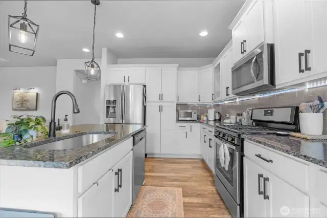 Gourmet kitchen, light and bright!