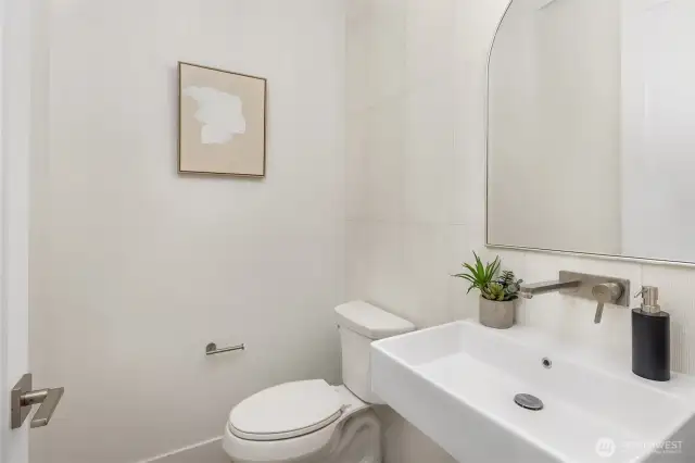 Main floor powder room