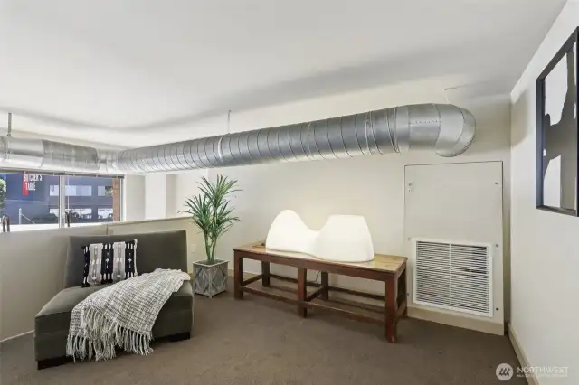 Upper Level Bedroom Loft with Seating Area