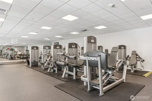 Fitness Center -Includes fitness equipment, sauna showers and changing room with towel service.