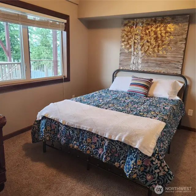 Second bedroom is roomy.