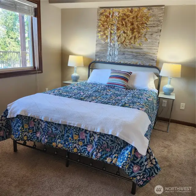 Second bedroom is roomy.