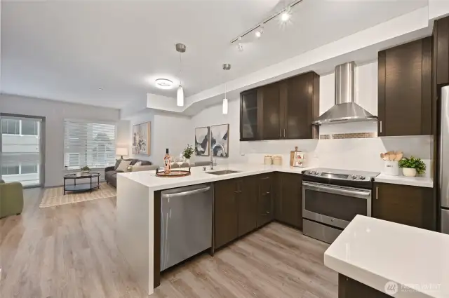 all stainless steel appliances