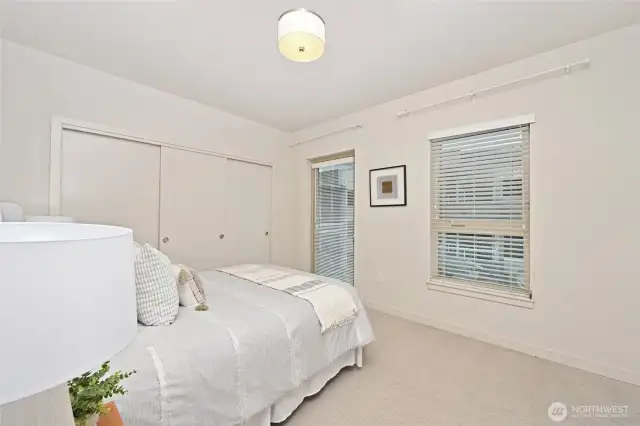 spacious bedroom