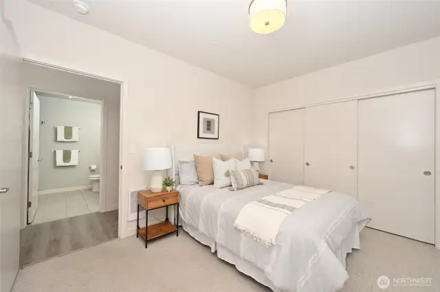 Spacious bedroom