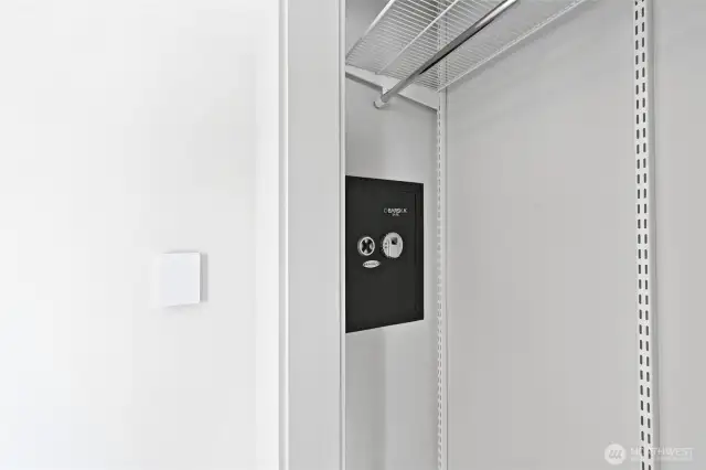 a bedroom closet safe for your valuables