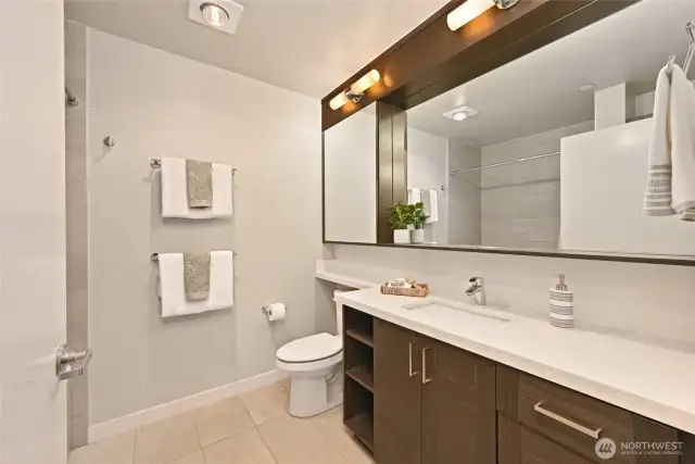 well-appointed bathroom