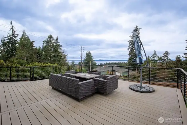 Enjoy memorable entertaining on the large deck.