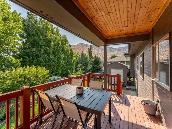 Covered Back Deck