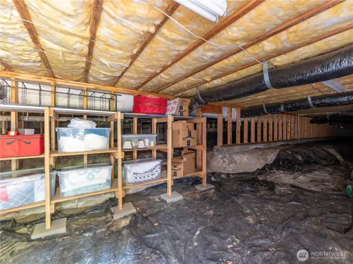 Extra Deep Crawl Space with Outside Access