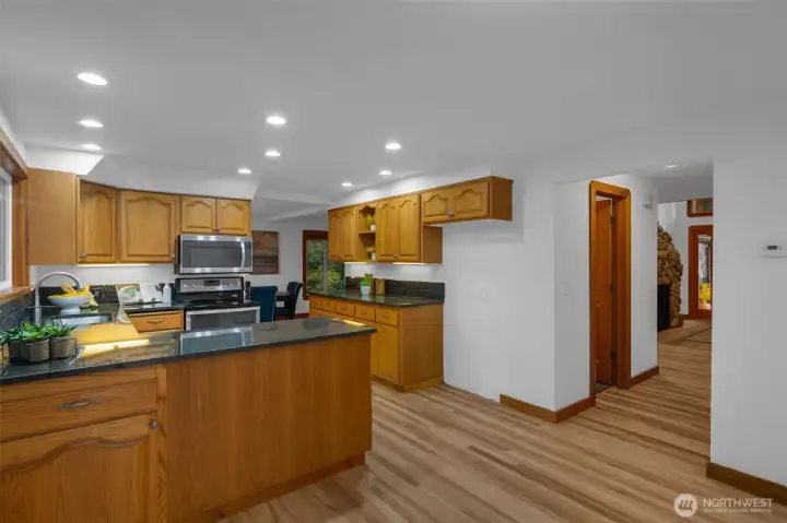 FRIDGE IS INCLUDED. Just in garage and will be added back into the space