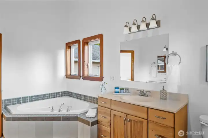 Primary suite bathroom