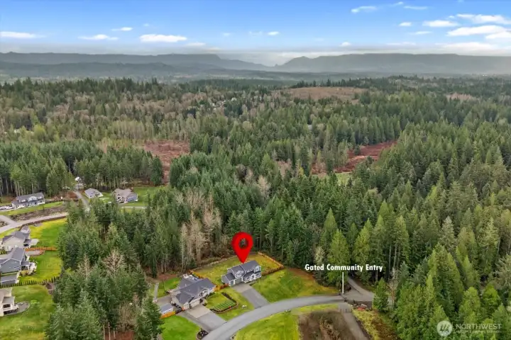 Territorial aerial view