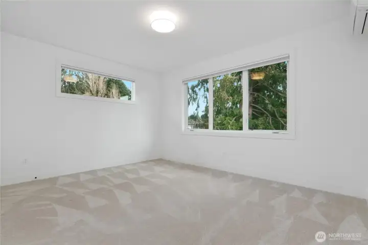 Bedroom #3, located upstairs, with double closets