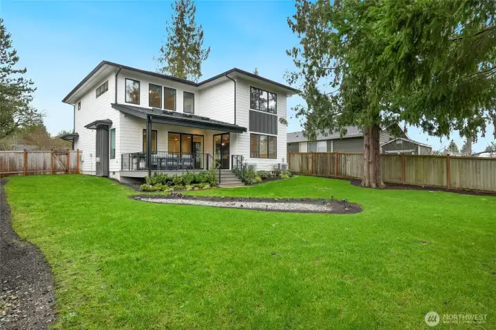 Fully Fenced Back Yard