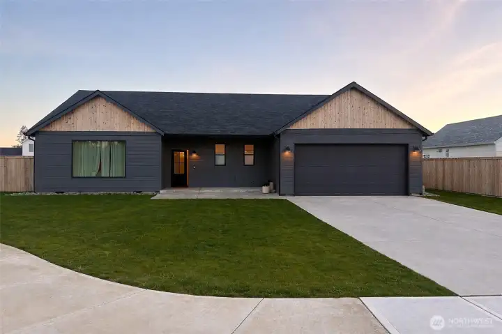 Upgraded front with Black windows