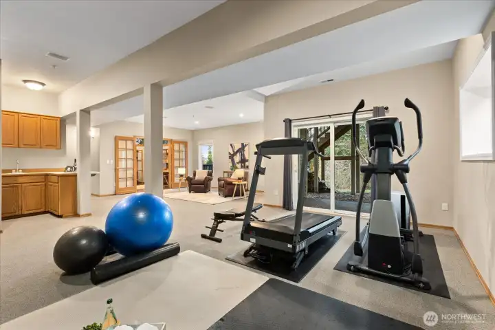 Room to Have Your Exercise Equipment!