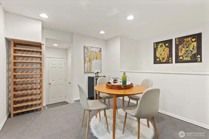 Wine Room in Lower Level