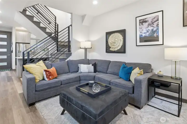 nviting living area with clean modern design, flexible layout, and abundant natural light throughout.