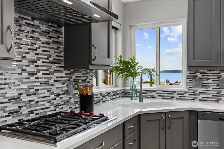 Dishes with a view!