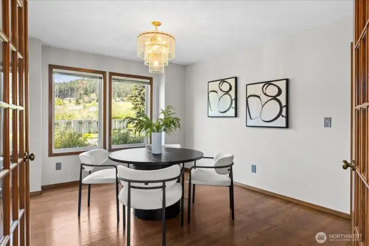 Formal dining room.