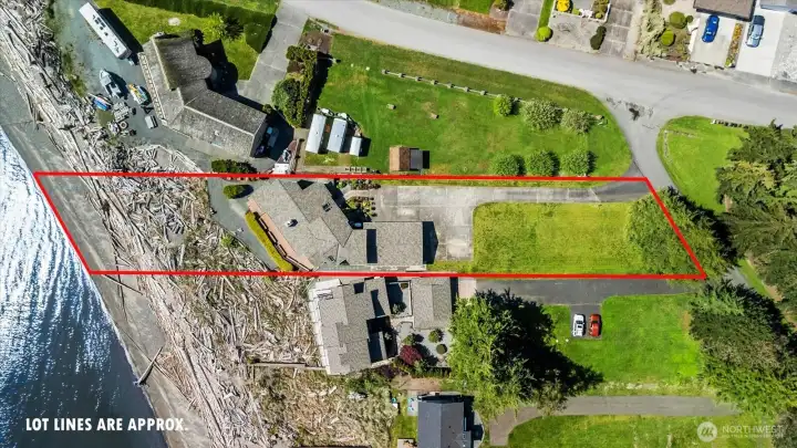 Approximate lot lines.